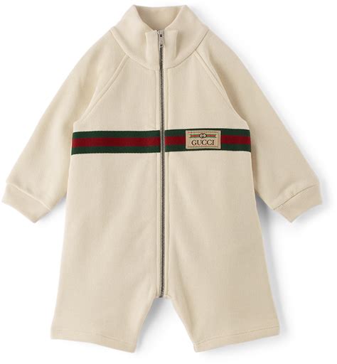 gucci baby gift set grey romper with white collar|Gucci Kids Romper & Babygrow Sets for Baby Boys .